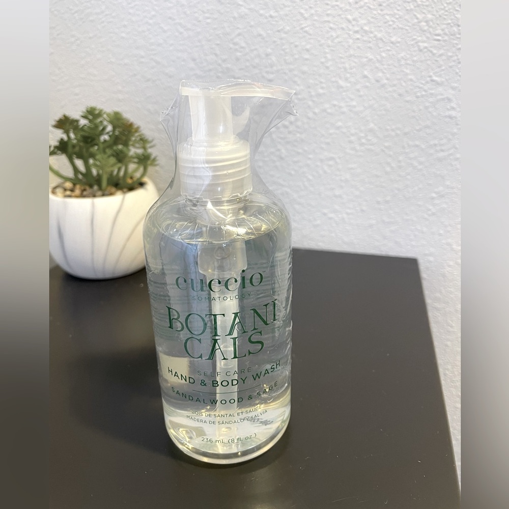 Cuccio - sandalwood & sage hand and body wash - sealed in original packaging